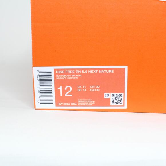 Nike Free Run 5.0 Next Nature Black Off Noir Men’s Shoes Size 12 CZ1884-004 NEW - Picture 8 of 8